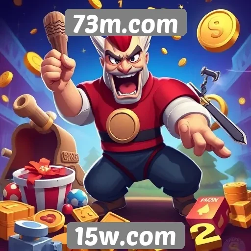 Variedade de jogos disponíveis na plataforma 73m.com
